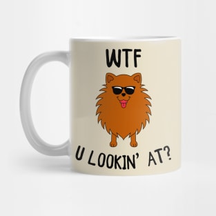 wtf u lookin' at? Mug